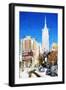 New York Street - In the Style of Oil Painting-Philippe Hugonnard-Framed Giclee Print