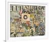 New York Street Scene-Joaquin Torres-Garcia-Framed Giclee Print