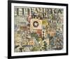 New York Street Scene-Joaquin Torres-Garcia-Framed Giclee Print