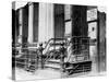 New York Street-Lewis Wickes Hine-Stretched Canvas