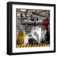 New York Streets II-Sven Pfrommer-Framed Art Print