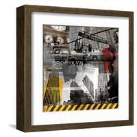 New York Streets II-Sven Pfrommer-Framed Art Print