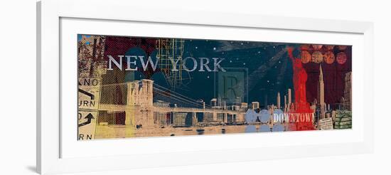 New York Streets-Tom Frazier-Framed Art Print