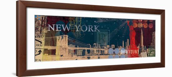New York Streets-Tom Frazier-Framed Art Print