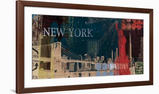 New York Streets-Tom Frazier-Framed Art Print