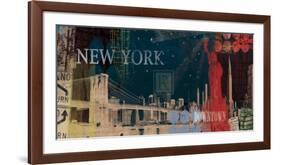 New York Streets-Tom Frazier-Framed Art Print