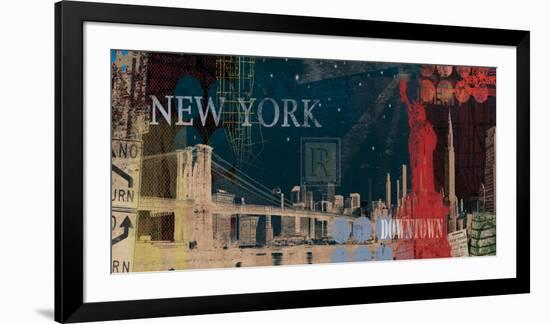 New York Streets-Tom Frazier-Framed Art Print