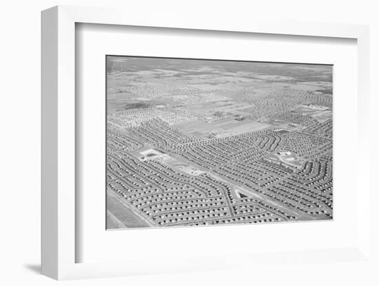 New York Suburb of Levittown-null-Framed Photographic Print