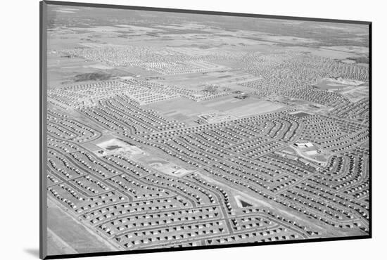 New York Suburb of Levittown-null-Mounted Photographic Print
