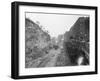 New York Subway Construction 129Th St.-null-Framed Photographic Print