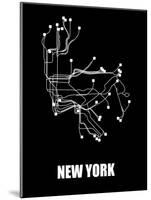 New York Subway Map III-null-Mounted Art Print