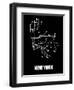 New York Subway Map III-null-Framed Art Print