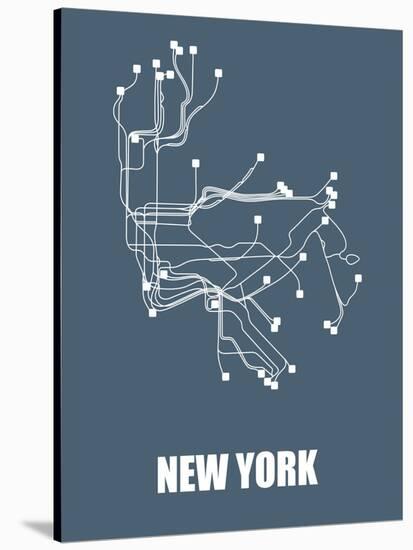 New York Subway Map-null-Stretched Canvas