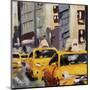 New York Taxi 6-Robert Seguin-Mounted Art Print