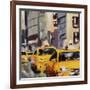 New York Taxi 6-Robert Seguin-Framed Art Print