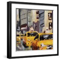 New York Taxi 6-Robert Seguin-Framed Giclee Print