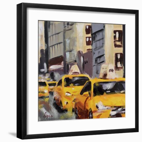 New York Taxi 6-Robert Seguin-Framed Giclee Print