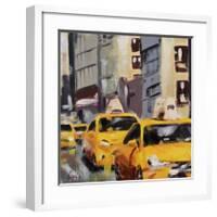 New York Taxi 6-Robert Seguin-Framed Giclee Print