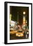 New York taxi at night 1995-null-Framed Photographic Print