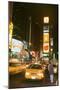 New York taxi at night 1995-null-Mounted Photographic Print