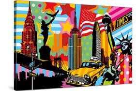 New York Taxi I-Lobo-Stretched Canvas