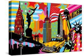 New York Taxi I-Lobo-Stretched Canvas