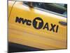 New York Taxi, New York City, New York, United States of America, North America-Amanda Hall-Mounted Photographic Print