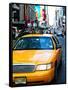 New York Taxi, Times Square, Manhattan, United States-Philippe Hugonnard-Framed Stretched Canvas