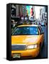 New York Taxi, Times Square, Manhattan, United States-Philippe Hugonnard-Framed Stretched Canvas