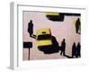 New York Taxis, 1990-Lincoln Seligman-Framed Giclee Print