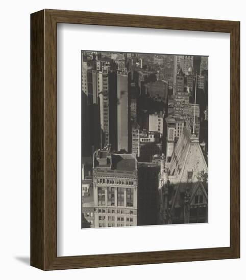 New York, Temple Court, distant view, Negative date: 1920-Charles Sheeler-Framed Art Print