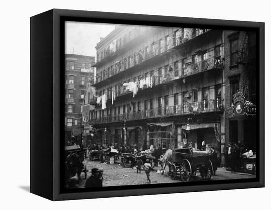 New York: Tenements, 1912-Lewis Wickes Hine-Framed Stretched Canvas