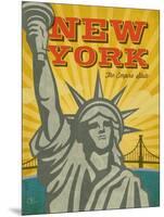 New York – The Empire State-Renee Pulve-Mounted Art Print