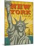 New York – The Empire State-Renee Pulve-Mounted Art Print