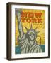New York – The Empire State-Renee Pulve-Framed Art Print