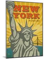 New York – The Empire State-Renee Pulve-Mounted Art Print