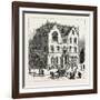 New York: the New Residence of Cardinal M'Closkey-null-Framed Giclee Print