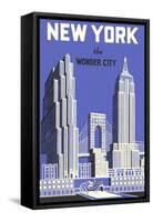 New York, the Wonder City-null-Framed Stretched Canvas