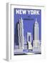 New York, the Wonder City-null-Framed Art Print