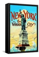 New York; the Wonder City-Irving Underhill-Framed Stretched Canvas