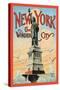New York, The Wonder City-Irving Underhill-Stretched Canvas