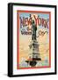 New York, The Wonder City-Irving Underhill-Framed Art Print