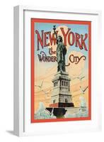 New York, The Wonder City-Irving Underhill-Framed Art Print