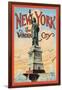 New York, The Wonder City-Irving Underhill-Framed Art Print