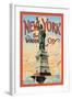 New York, The Wonder City-Irving Underhill-Framed Art Print