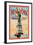 New York, The Wonder City-Irving Underhill-Framed Art Print