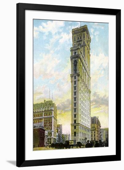 New York Times Building, New York City, New York, USA, Early 20th Century-null-Framed Giclee Print