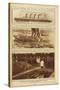 New York Times Illustrations of Sinking of the Lusitania by a German Submarine, 1915-null-Stretched Canvas