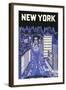 New York, Times Square-null-Framed Art Print