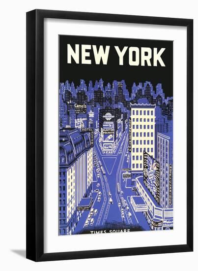 New York, Times Square-null-Framed Art Print